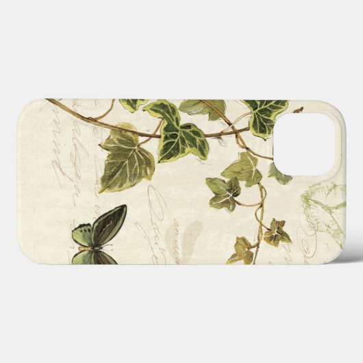 Efeu und Schmetterlinge Case-Mate iPhone Hülle (Rückseite (Horizontal))