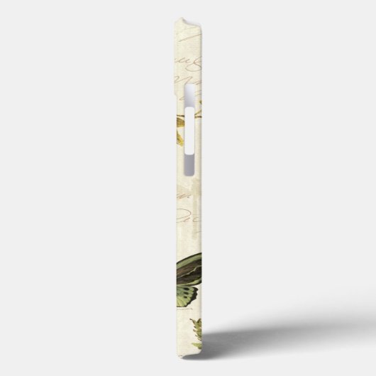 Efeu und Schmetterlinge Case-Mate iPhone Hülle (Rückseite / Links)