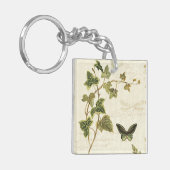 Efeu und Schmetterlinge Schlüsselanhänger (Vorderseite links)