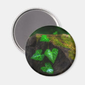 Efeuherzen Magnet (Vorderseite/Rückseite)