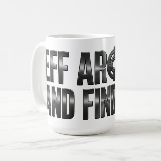 Eff Around and Find Out – Waffenmetall. Kaffeetasse (Vorderseite Links)