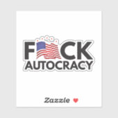 Eff Autokratie Aufkleber (Blatt)
