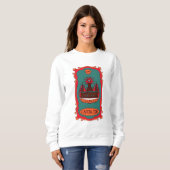 Eff Capitalism Burn It Tarot Card Tower Symbol Sweatshirt (Vorne ganz)