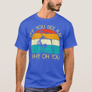 EFF Sie sehen Kay Why Oh You Skeleton Yoga Meditat T-Shirt