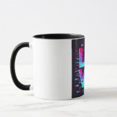 Effekt der digitalen Glitch-Liebe Tasse (Links)