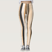 Effektive aktuelle vertikale Streifen Leggings (Vorderseite)