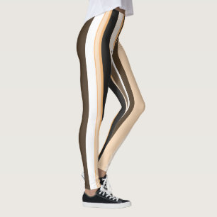 Effektive aktuelle vertikale Streifen Leggings