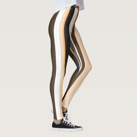 Effektive aktuelle vertikale Streifen Leggings (Rechts)