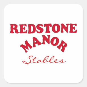 Effektivwert-Stall-Aufkleber Quadratischer Aufkleber