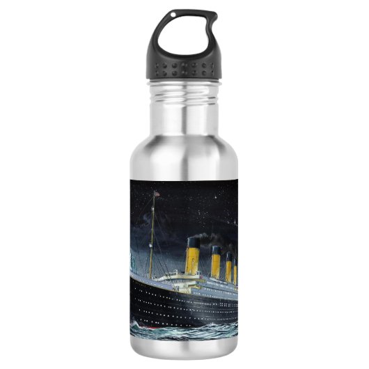 Effektivwert titanisch edelstahlflasche (Vorderseite)
