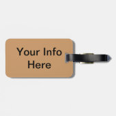 EffektivwertLusitania kommt New York City 1907 an Gepäckanhänger (Rückseite horizontal)