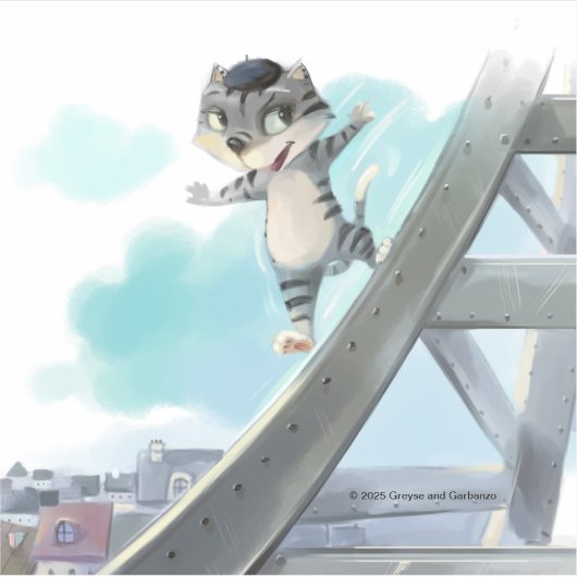 Effel Tower Vinyl Sticker - (verschiedene Größen) (Vorderseite)