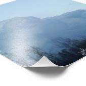 Effervescence Shades of Blue Fotodruck (Ecke)