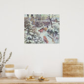 Effet de Neige a Montfoucault, 1882 Poster (Küche)