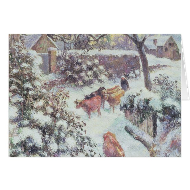 Effet de Neige ein Montfoucault, 1882 (Vorderseite (Horizontal))