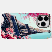 Effiel Tower im Frühjahr Case-Mate iPhone Hülle (Rückseite (Horizontal))