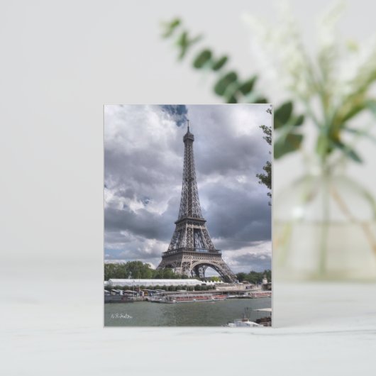 Effiel Tower Postkarte (Stehend Vorderseite)