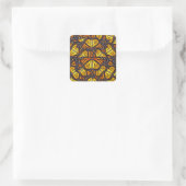 Effies Schmetterlinge Quadratischer Aufkleber (Tasche)