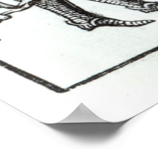 Effigies of Knights Templars Poster (Ecke)