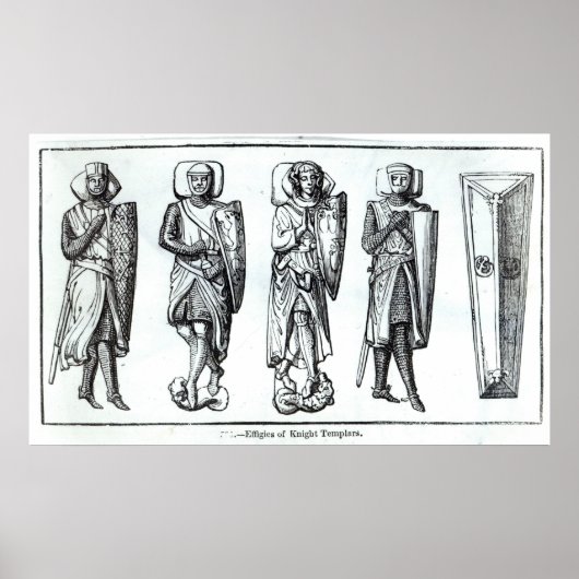 Effigies of Knights Templars Poster (Vorne)
