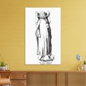 Effigy Edward II von Gloucester Cathedral Leinwanddruck (Insitu (Wohnzimmer))