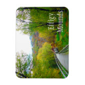Effigy Mounds Footbridge über Yellow River Magnet (Vertikal)