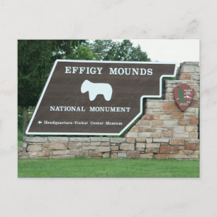 Effigy Mounds Nationalpark Eintritt Postkarte