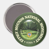 Effigy Mounds (NM) Magnet (Vorderseite/Rückseite)