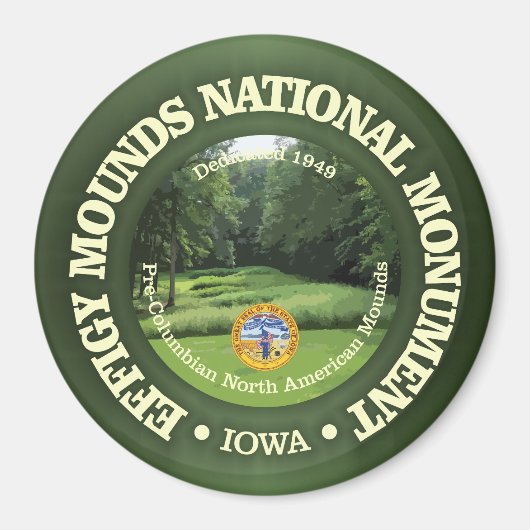 Effigy Mounds (NM) Magnet (Vorne)