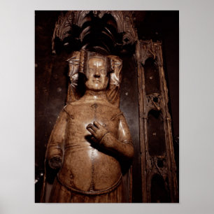 Effigy of Philippa of Hainault Poster