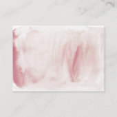 Effiliate Tower Watercolor Wedding Details Card Begleitkarte (Rückseite)