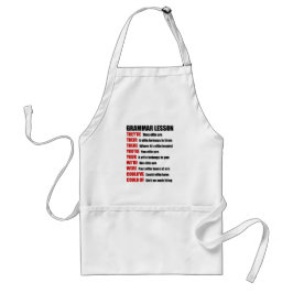 Effin Grammar Lektion Spaß Sie sind ihre dort Schürze