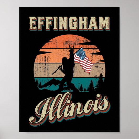 Effingham Illinois Poster (Vorne)