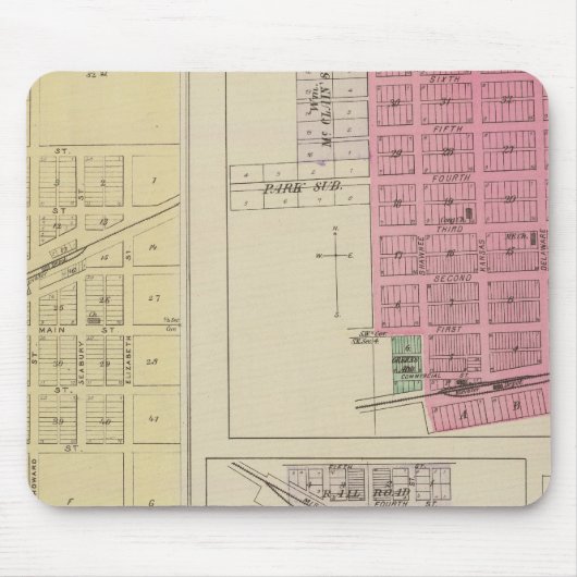 Effingham, Muscotah, Lancaster, Kansas Mousepad (Vorne)