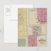 Effingham, Muscotah, Lancaster, Kansas Postkarte (Vorne/Hinten)