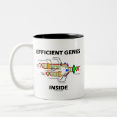 Effiziente Gene innerhalb (DNA-Replikation) Zweifarbige Tasse (Links)