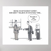 Effizienzexperte Matte Poster (Vorne)