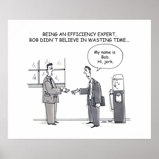 Effizienzexperte Matte Poster (Vorne)