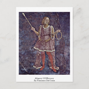 Effizienzvorwürfe von Francesco Del Cossa Postkarte