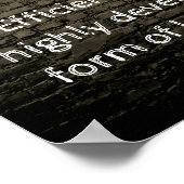 Effizienzwitz Poster (Ecke)