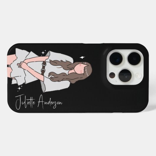 Efforless beauty Girl Anpassbar Case-Mate iPhone Hülle (Rückseite (Horizontal))