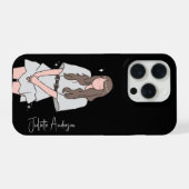 Efforless beauty Girl Anpassbar iPhone Hülle (Rückseite (Horizontal))