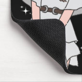 Efforless beauty Girl Anpassbar Mousepad (Ecke)