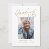 Efforless Charm Editable Color Abschluss Einladung (Vorderseite)