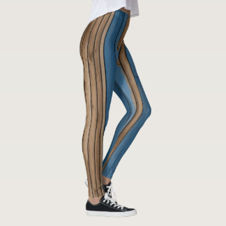 Efforless Mode mit eleganten Linienmustern Leggings