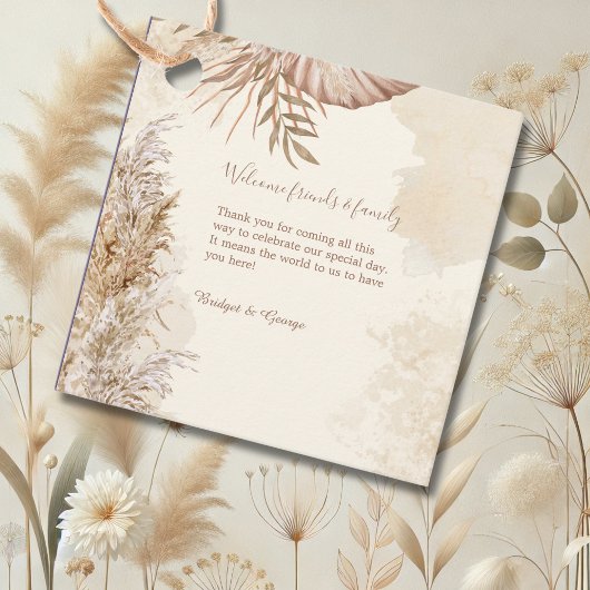 Efforless Modern Wedding Vibes Geschenkanhänger