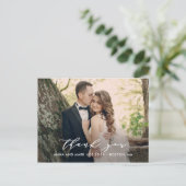 Efforless Script Vielen Dank Postkarten (Stehend Vorderseite)