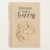 Efforts Lead To Quote Elegant Gold Image Beauty Planer (Vorderseite)