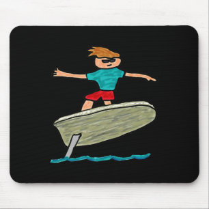 Efoil-Surfen Mousepad