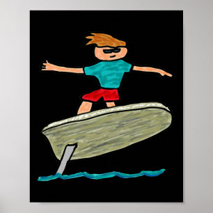 Efoil-Surfen Poster